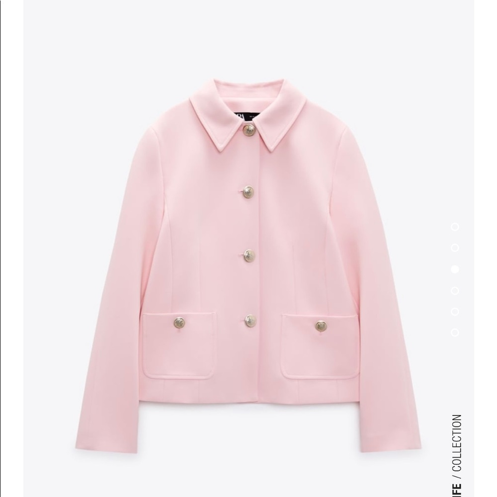NWT ZARA pink jacket